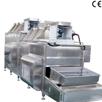 Un buen precio. Enfriador de cacahuetes por lotes para calefacción eléctrica de 600 kg/h, enfriador de nueces y sésamo en línea