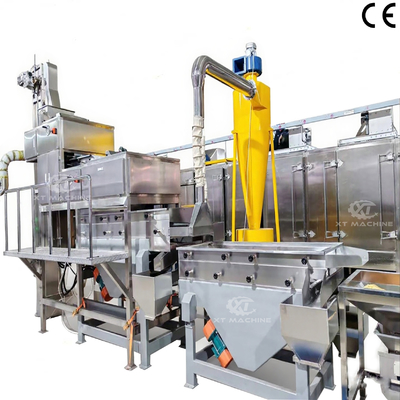 Un buen precio. Trituradora de cacahuetes automática con clasificación de 500 kg/h, picadora de cacahuetes, trituradora de nueces en línea