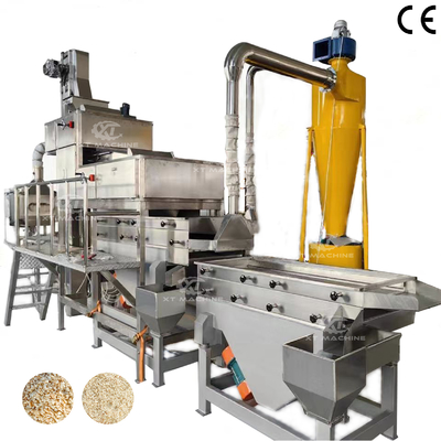 Un buen precio. Máquina para picar almendras y cacahuetes de acero inoxidable para la producción de cacahuetes con miel, tamaño de cacahuete picado de 1,8-2,5 mm en línea