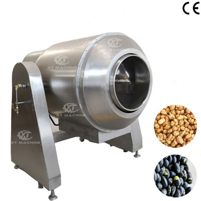 Un buen precio. Máquina comercial de recubrimiento de azúcar totalmente automática, tostadora de rodillos con calefacción en línea
