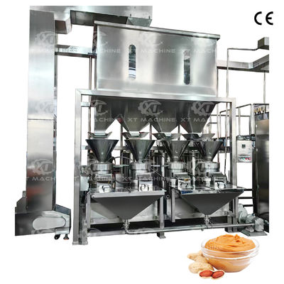Un buen precio. Máquina industrial para moler tahini y mantequilla de maní, molino de cacao para plantas de procesamiento de alimentos en línea