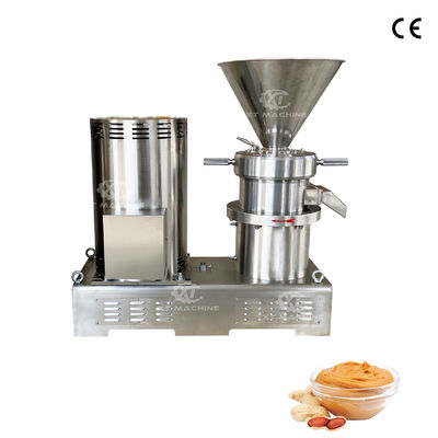 Un buen precio. Máquina de molienda de mantequilla de maní y chocolate personalizable, totalmente automática, con molino coloidal de maní en línea