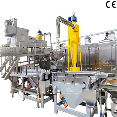 Un buen precio. Trituradora de cacahuetes automática con clasificación de 500 kg/h, picadora de cacahuetes, trituradora de nueces en línea