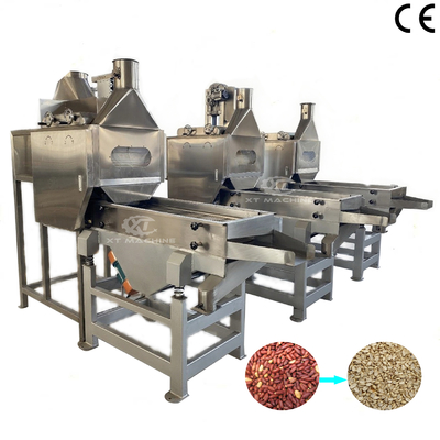 Máquina de blanqueo de nueces divididas de 800-1000 kg Máquina de pelar cacahuetes asadas