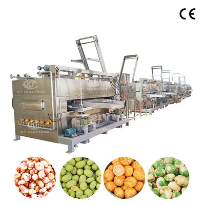 Roasting Swing de 304 acero inoxidable revestido con nueces con capacidad de 50-100 kg/h para el procesamiento industrial de nueces
