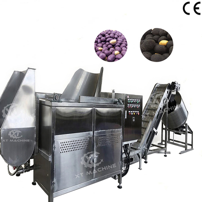 Freidora de nueces SUS304 de 100 kg/h para procesamiento de maní y frijoles con CE