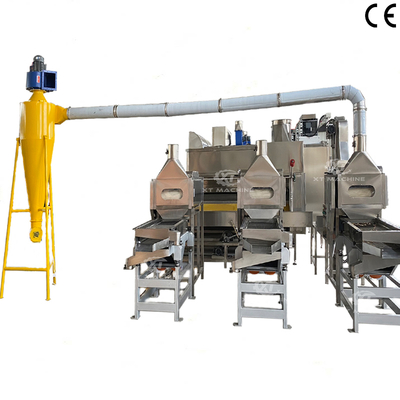 Un buen precio. 1000kg/h Peanut Blanching Machine SUS304 Industrial Grade en línea