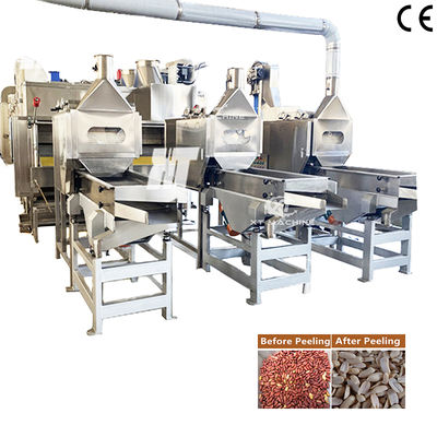 Un buen precio. Peanut Slitting and Blanching Machine with SUS304 Construction for Efficient Peanut Processing en línea