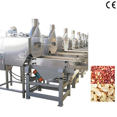 Un buen precio. Stainless Steel 304 Peanut Slitting and Blanching Machine for Blanched Peanut Output in Food Application en línea