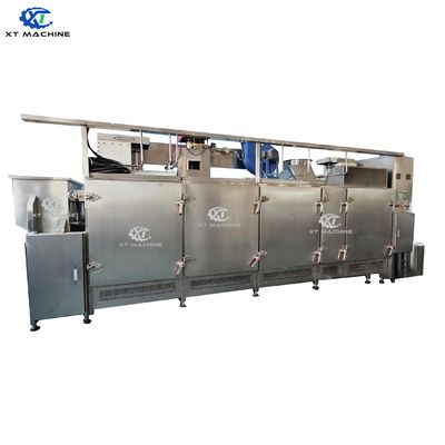 Un buen precio. Continuous Nut Roasting Machine with PLC Control 300-5000kg/h Capacity and Stainless Steel Construction en línea