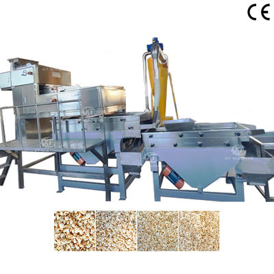 Un buen precio. Máquina de cortar cacahuetes/noches de caju con electricidad y bajo ruido Máquina de cortar nueces con capacidad de procesamiento de 500 kg/h-1000 kg/h en línea