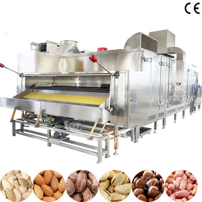 Un buen precio. Customizable 300kg/h-1000kg/h Continuous Belt Type Roasting Machine with Natural Gas or LPG Heating en línea