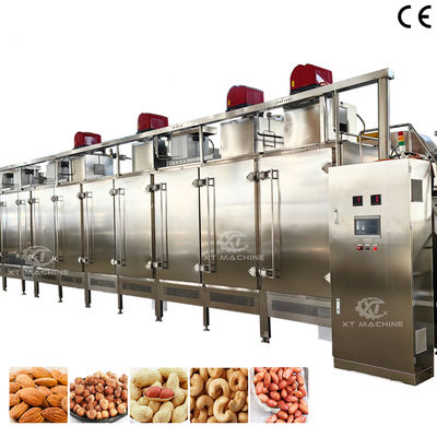 Máquina de tostado de nueces multipropósito con función de tostado/secado y calefacción por gas o electricidad