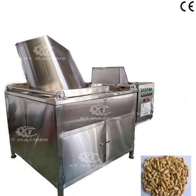 SUS304 Máquina de freír por lotes de cacahuetes, anacardos y avellanas automática de grado alimenticio con temperatura ajustable