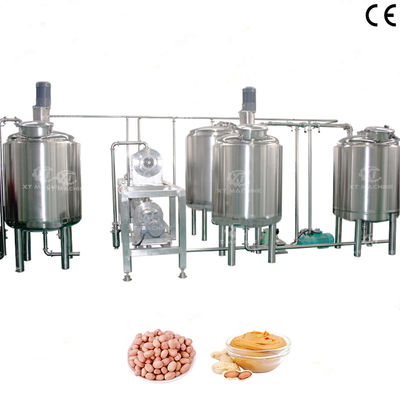 Un buen precio. Tanque de mezcla de mantequilla de maní de acero inoxidable con función de enfriamiento para mantequilla de almendras Tahini Certificado CE ISO en línea