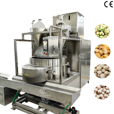 Un buen precio. Máquina para fabricar huevos de maní recubiertos automáticos de 200-300 kg/h con control PLC para planta procesadora de bocadillos y nueces en línea