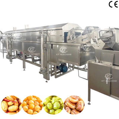 Máquina freidora automática industrial profesional de nueces para el procesamiento de hojuelas de yuca y maíz