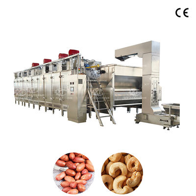 Máquina tostadora de cacahuete y anacardos, de 300 kg/h a 2000 kg/h, tostadora para semillas de girasol y sésamo