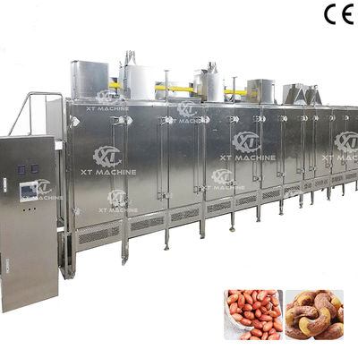 Un buen precio. Tostador de frutos secos de cinta continua de acero inoxidable 304 de grado alimenticio 2000 kg/h en línea