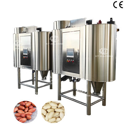 Un buen precio. Máquina altamente automatizada para pelar cacahuetes con capacidad de 1000-2000 kg/h, peladora de avellanas y acero inoxidable de grado alimenticio en línea