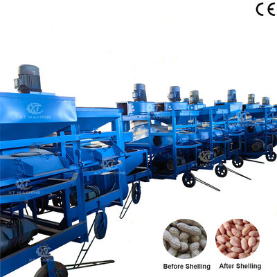 Máquina Descascadora de Cacahuete de Alta Capacidad y Alta Tasa de Cáscara 2000kg/h Máquina Eliminadora de Cáscara de Cacahuete