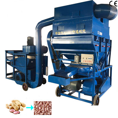 Un buen precio. Máquina peladora automática de cacahuetes con capacidad de 2000 kg/h-5000 kg/h, equipo descascarillador de cacahuetes en línea