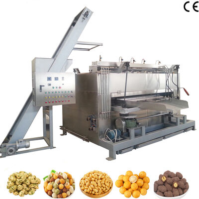 Un buen precio. Máquina de tostado de nueces de acero inoxidable 304 de 50 kg/h con voltaje de 220V/380V para plantas de procesamiento de nueces en línea