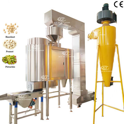 Un buen precio. Máquina de aire para blanquear pistachos, anacardos y nueces 500 kg/h con alto grado de limpieza, limpiador con control PLC en línea