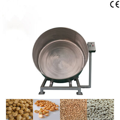 Un buen precio. Máquina recubridora por lotes gran diámetro 35-40 kg/lot para cacahuetes recubiertos fríos sabor barbacoa y almendras wasabi en línea
