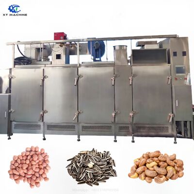 Un buen precio. Máquina de tostado profesional de nueces/ cacahuetes/ semillas/ cacheo/ almendras con acero inoxidable 304 para 3000 kg/h en línea