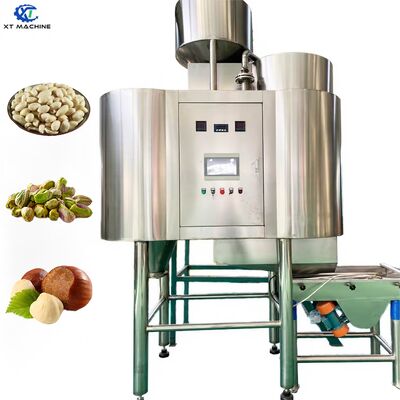 Un buen precio. 500-1000 kg/h Capacidad Máquina para pelar aire de cacahuetes con blanqueador de avellana/pistacho de acero inoxidable 304 en línea