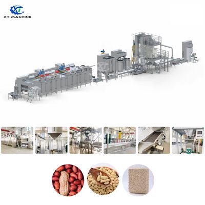 Un buen precio. Línea de procesamiento industrial de maní blanqueado de alto rendimiento para peladora de aire de avellana/pistacho en línea