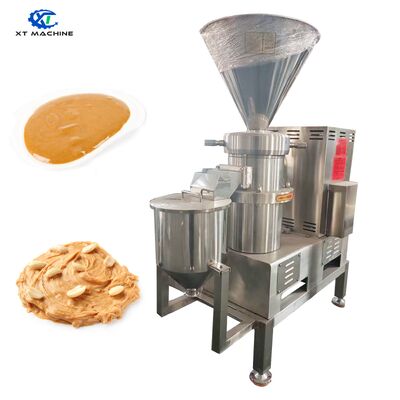 Un buen precio. Máquina de molienda de mantequilla de maní de alta eficiencia de 130-500 kg/h para pasta de sésamo y mermelada de caché en línea