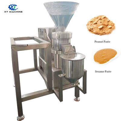 Un buen precio. Máquina trituradora de mantequilla de maní personalizable con capacidad de 500 kg/h y alimentación trifásica de 380 V para la producción de pasta de nueces en línea