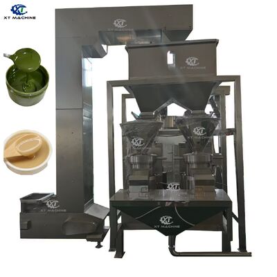 Un buen precio. Molinilla de mantequilla de maní de alta velocidad con diseño compacto y capacidad de 130-500 kg/h para el procesamiento de pasta de nueces en línea