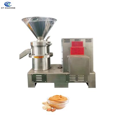 Un buen precio. Rectificadora de mantequilla de maní/mermelada de sésamo/pasta de anacardo con rotación de alta velocidad con capacidad de 130-500 kg/h en línea
