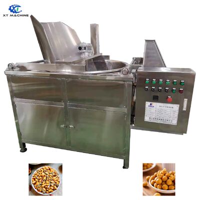 Frigorífico por lotes de gas de acero inoxidable 304 de 300 kg/h con control de temperatura inteligente para frutos secos y frijoles