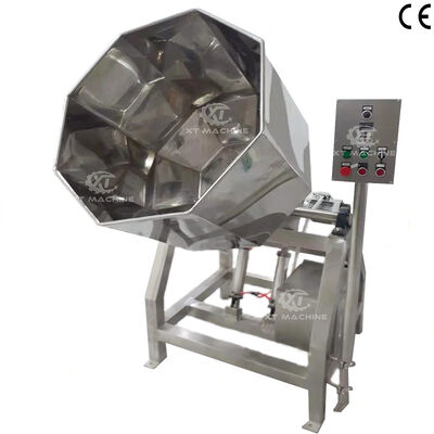 Un buen precio. Máquina de condimento de bocadillos octagonal de acero inoxidable SS304 con capacidad de 500 kg/h Máquina de aromatización de alimentos para mezcla automática en línea