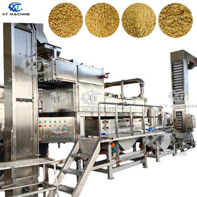 Alta velocidad 500 kg/h Capacidad 7.5kw Potencia de 2 etapas de corte de cacahuete máquina de corte para el procesamiento de nueces