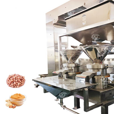 Un buen precio. 500-1000 kg/h SUS304 Máquina automática de molienda de nueces Molino coloide para procesamiento de nueces en línea