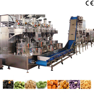 Un buen precio. Nueva tecnología Equipo de procesamiento de cacahuetes fritos recubiertos totalmente automático para plantas de procesamiento de nueces en línea