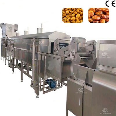 Un buen precio. Máquina de freír automática de gran capacidad de alta eficiencia para granos de maíz, nueces, fritas continuas con certificación CE en línea