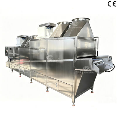 Un buen precio. Máquina de enfriamiento de cacahuetes y nueces asados con PLC de 500 kg/h-1500 kg/h personalizable Material SUS304 Certificado ISO CE en línea