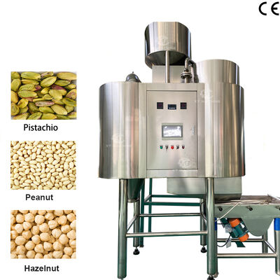 Un buen precio. Máquina de blanqueo de cacahuetes de aire de núcleo completo para plantas de procesamiento de nueces en línea