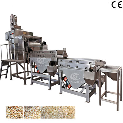 Un buen precio. Máquina de trituración de almendras de nueces de anacardos para equipos de procesamiento de nueces eficientes en línea