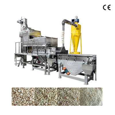 Un buen precio. 500-600 kg/h Máquina para cortar cacahuetes Máquina para triturar nueces de yuca de almendras en línea