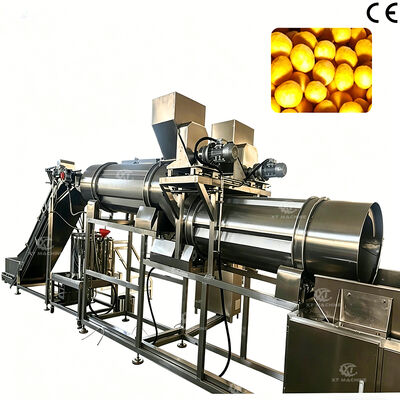 Un buen precio. Máquina de Sazonado de Doble Tambor 500kg/h para Snacks con Alimentación y Descarga Automáticas en línea