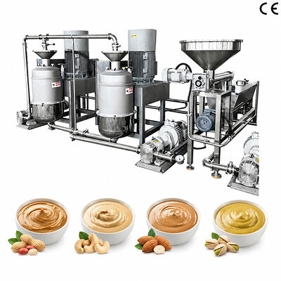 Un buen precio. Máquina de corte y fresado de alta velocidad de acero inoxidable de grado alimenticio para la producción de mantequilla de nuez en línea