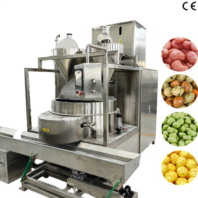 Un buen precio. Máquina para fabricar huevos de maní recubiertos automáticos de 200-300 kg/h con control PLC para planta procesadora de bocadillos y nueces en línea
