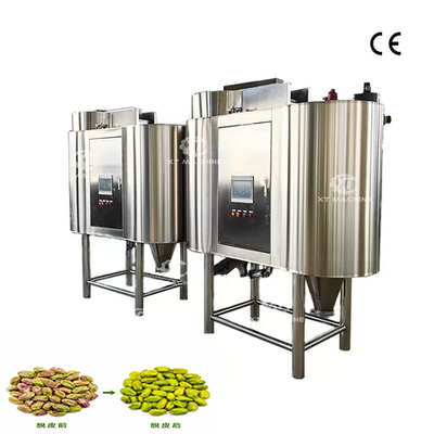 Máquina de extracción de piel roja de cacahuete de aire de 500 kg/h con control PLC Proyecto llave en mano CE ISO